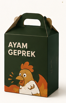 Box Packaging Ayam Geprek